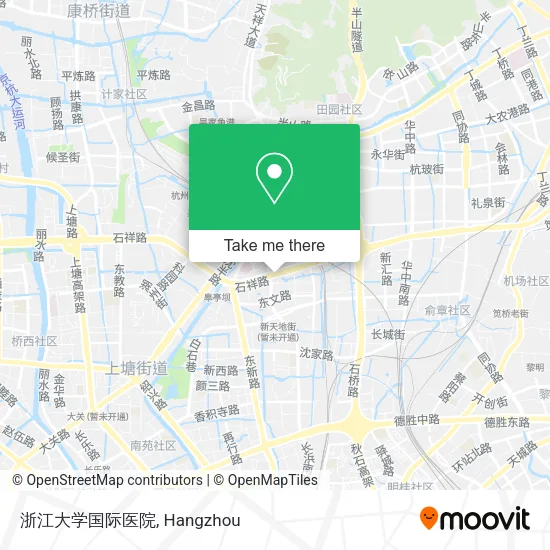 浙江大学国际医院 map
