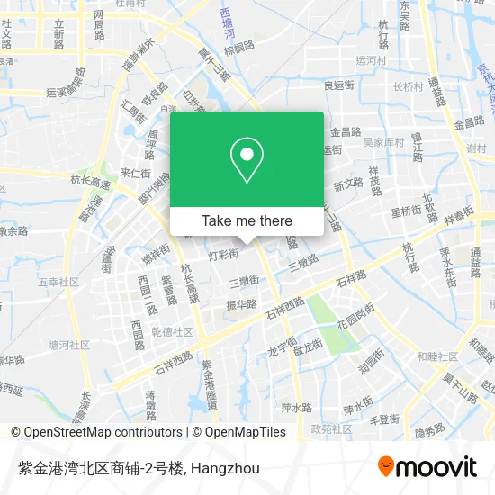 紫金港湾北区商铺-2号楼 map