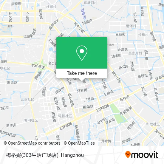 梅格妮(303生活广场店) map