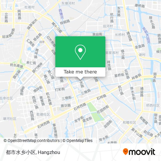 都市水乡小区 map