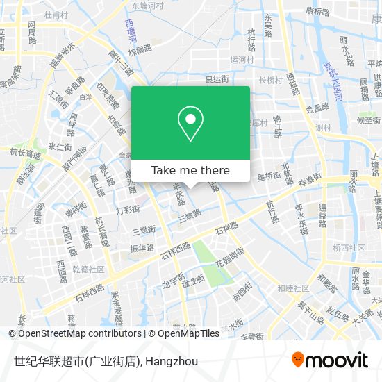 世纪华联超市(广业街店) map