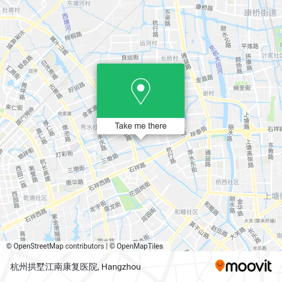 杭州拱墅江南康复医院 map