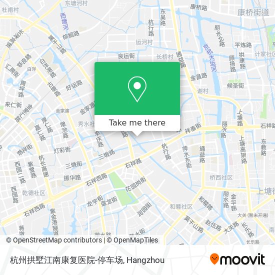 杭州拱墅江南康复医院-停车场 map