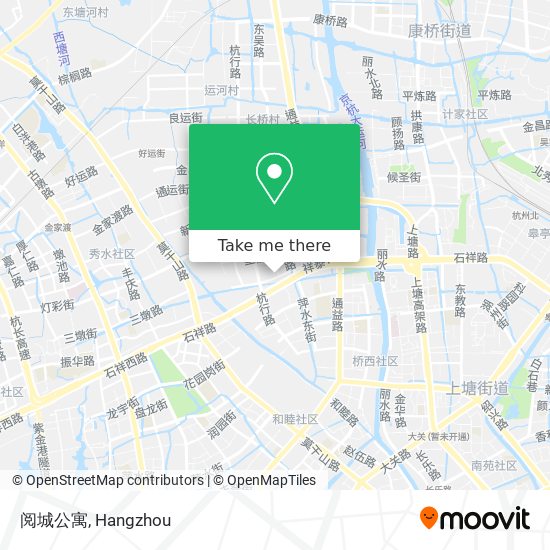 阅城公寓 map