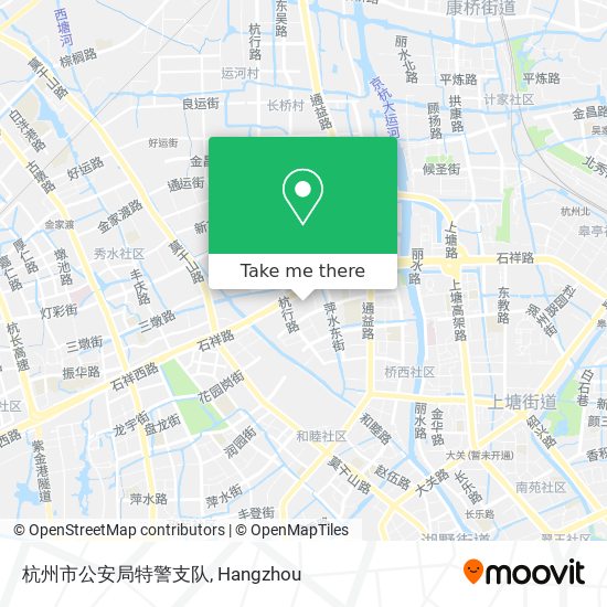 杭州市公安局特警支队 map