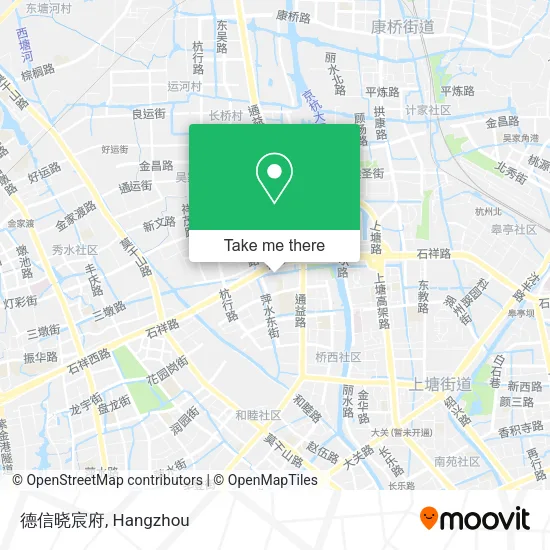 德信晓宸府 map