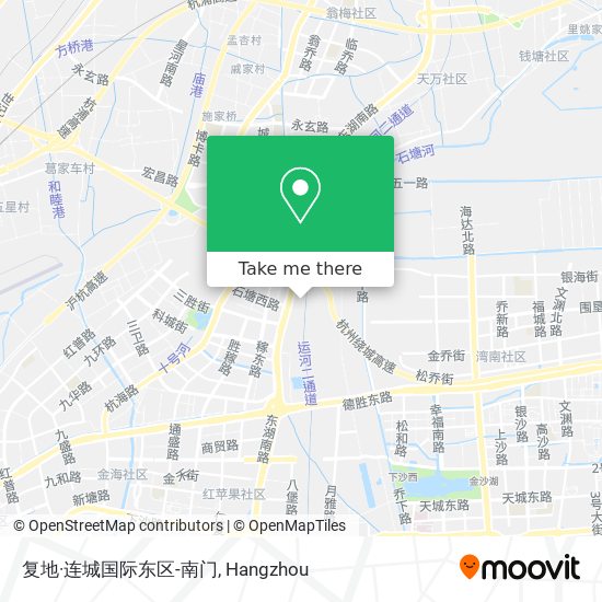 复地·连城国际东区-南门 map