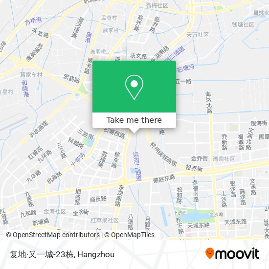 复地·又一城-23栋 map