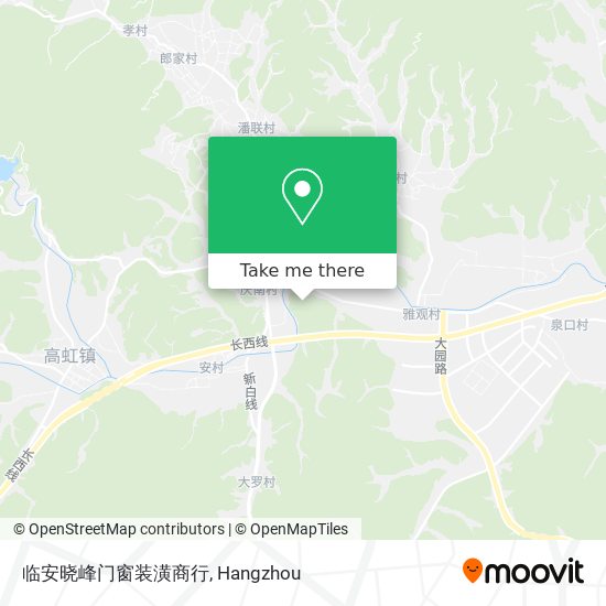临安晓峰门窗装潢商行 map