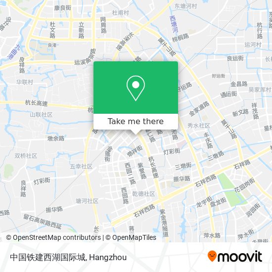 中国铁建西湖国际城 map