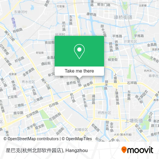 星巴克(杭州北部软件园店) map