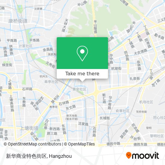 新华商业特色街区 map