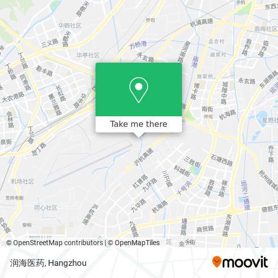 润海医药 map
