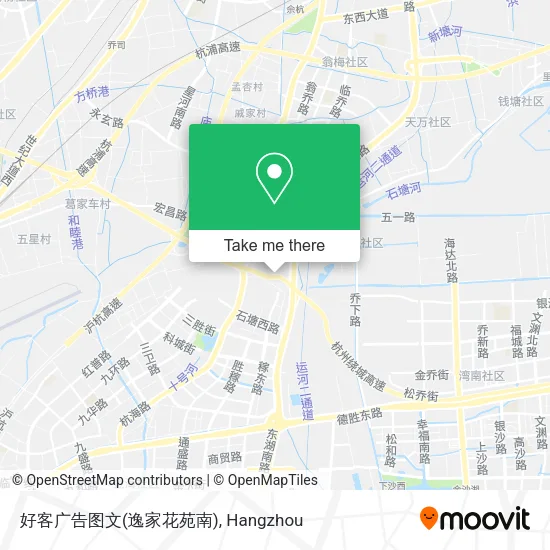 好客广告图文(逸家花苑南) map