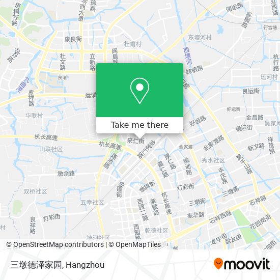 三墩德泽家园 map