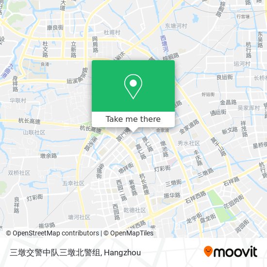 三墩交警中队三墩北警组 map