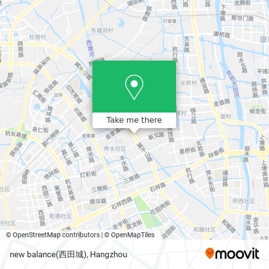 new balance(西田城) map