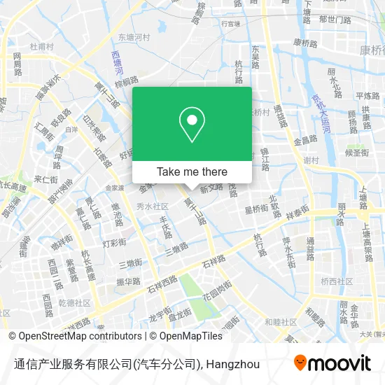 通信产业服务有限公司(汽车分公司) map