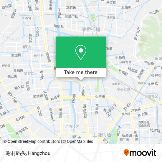 谢村码头 map