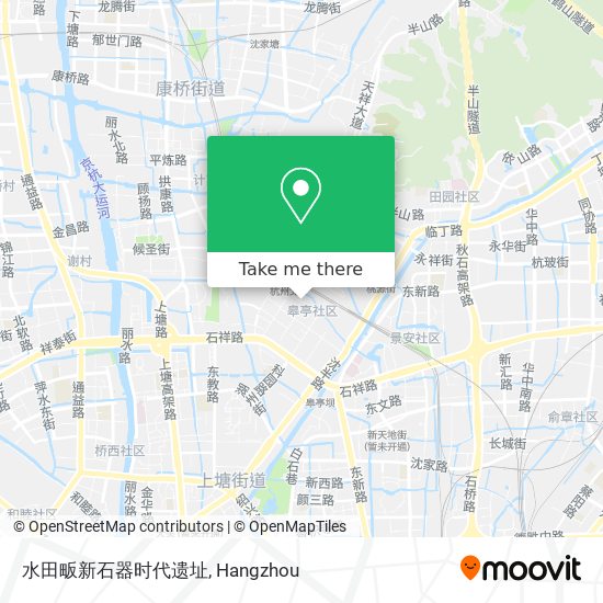 水田畈新石器时代遗址 map