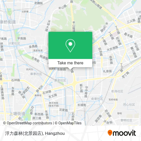 浮力森林(北景园店) map