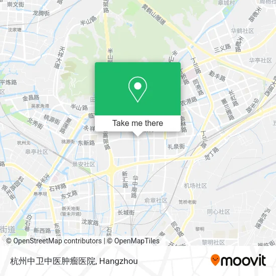 杭州中卫中医肿瘤医院 map