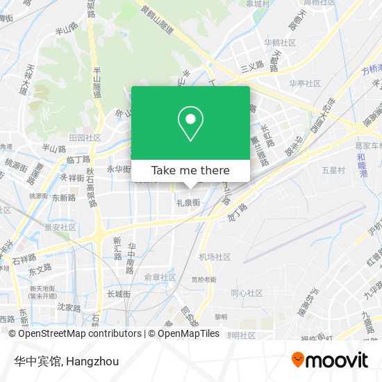 华中宾馆 map