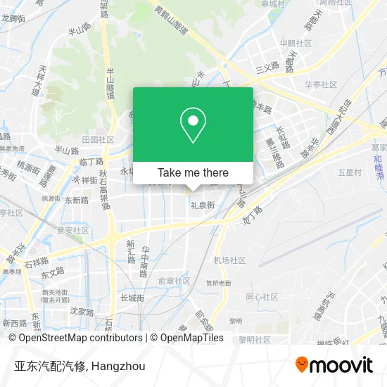 亚东汽配汽修 map