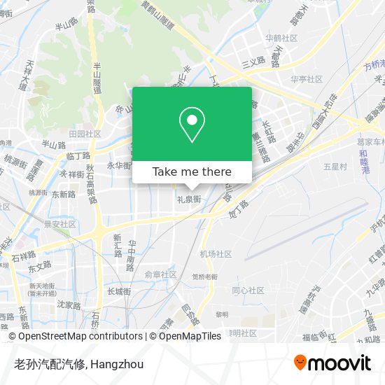 老孙汽配汽修 map
