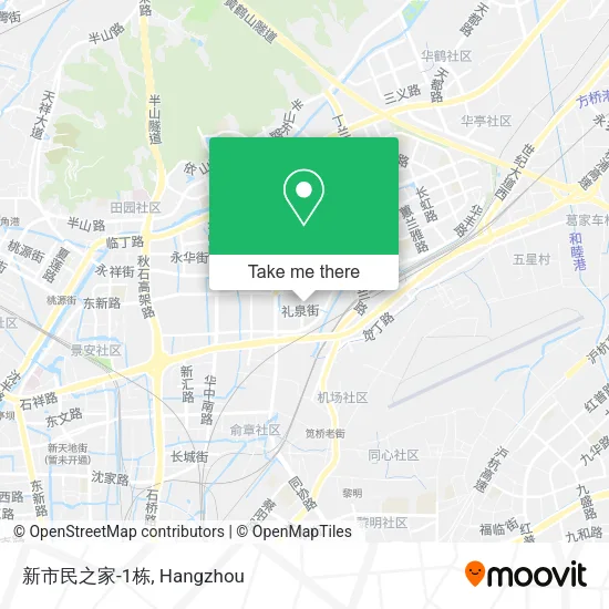 新市民之家-1栋 map