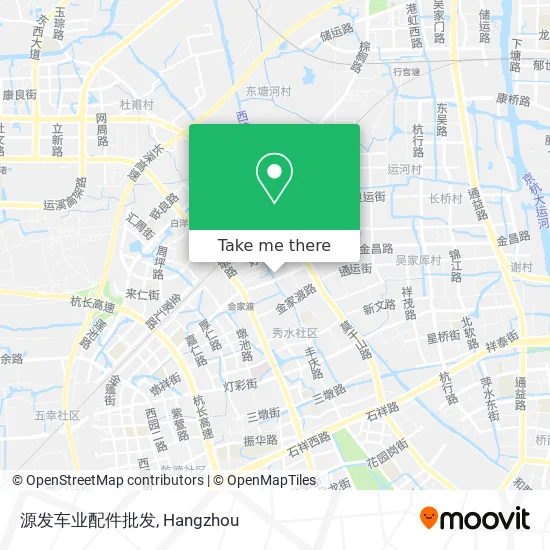 源发车业配件批发 map