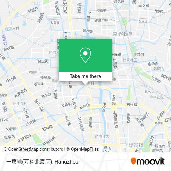 一席地(万科北宸店) map