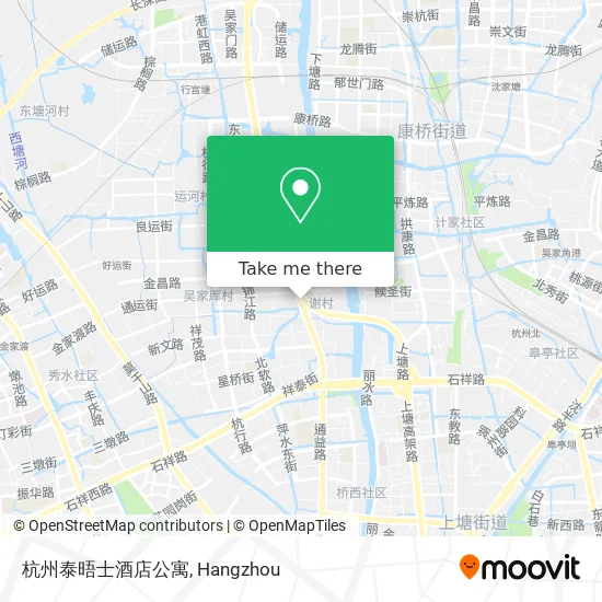 杭州泰晤士酒店公寓 map