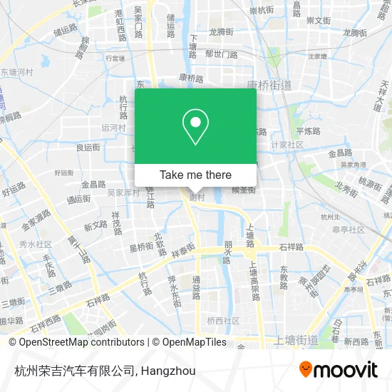 杭州荣吉汽车有限公司 map