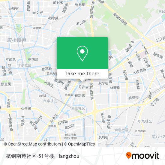 杭钢南苑社区-51号楼 map