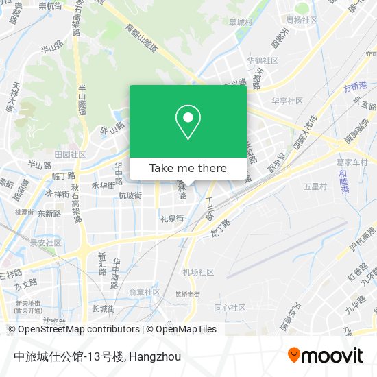 中旅城仕公馆-13号楼 map
