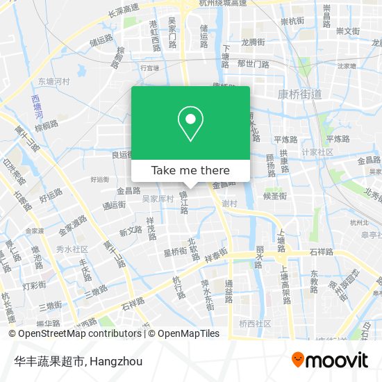 华丰蔬果超市 map