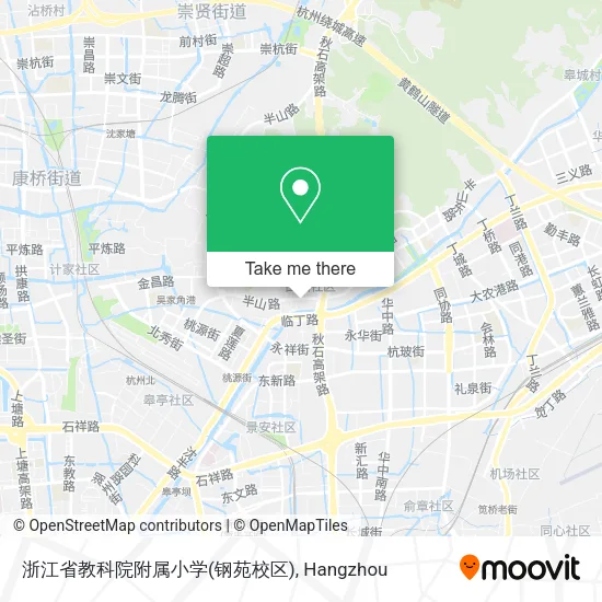 浙江省教科院附属小学(钢苑校区) map