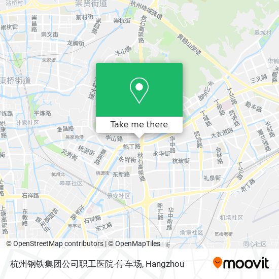 杭州钢铁集团公司职工医院-停车场 map