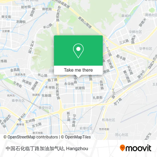 中国石化临丁路加油加气站 map