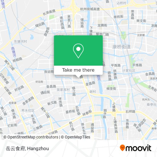 岳云食府 map