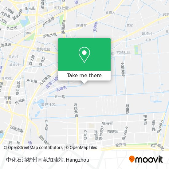 中化石油杭州南苑加油站 map