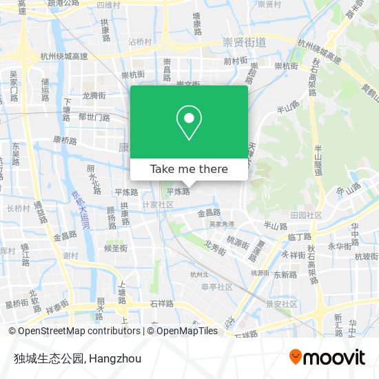 独城生态公园 map