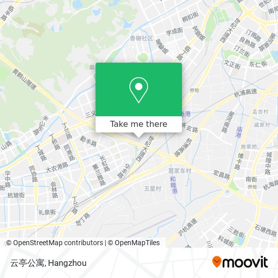 云亭公寓 map