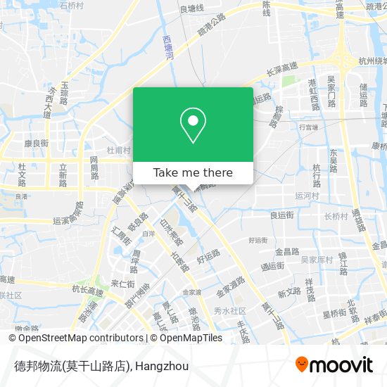 德邦物流(莫干山路店) map