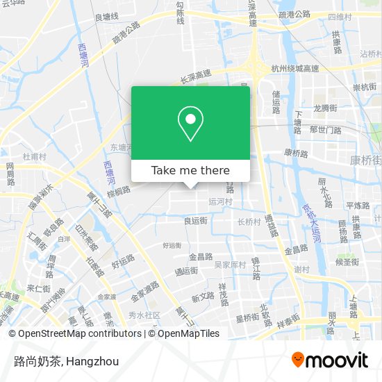 路尚奶茶 map