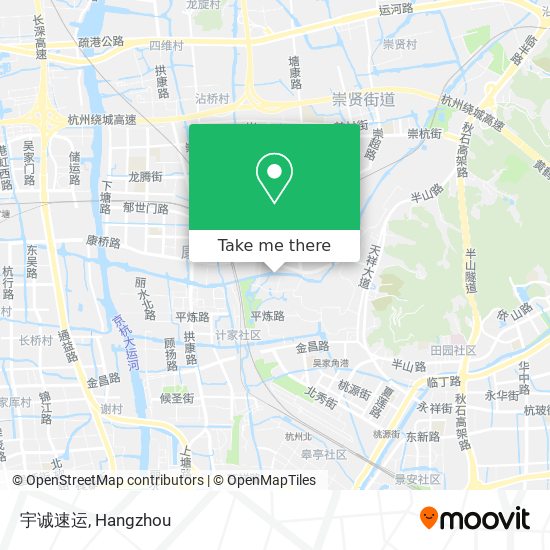 宇诚速运 map