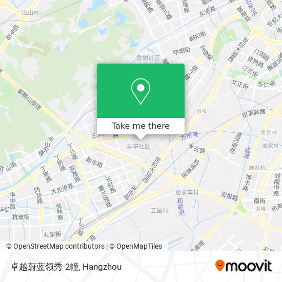卓越蔚蓝领秀-2幢 map