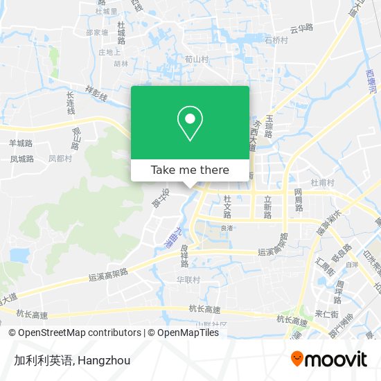 加利利英语 map