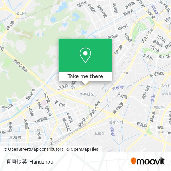 真真快菜 map